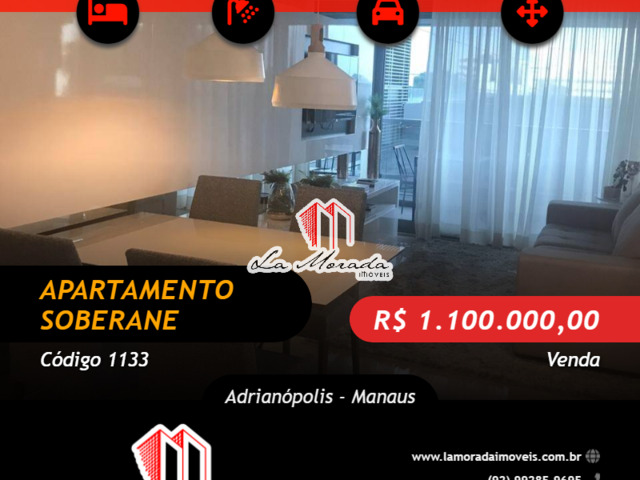 #1133 - Apartamento para Venda em Manaus - AM