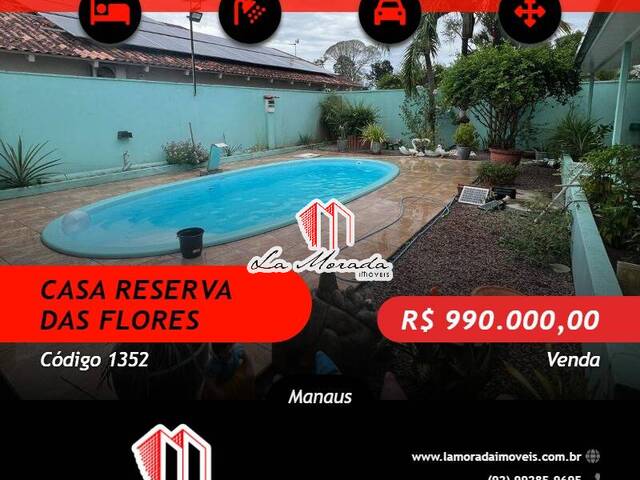 #1352 - Casa para Venda em Manaus - AM - 1