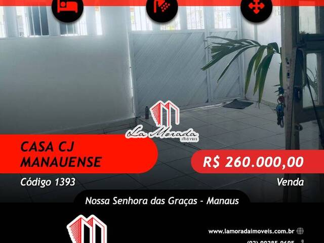 #1393 - Casa para Venda em Manaus - AM - 1