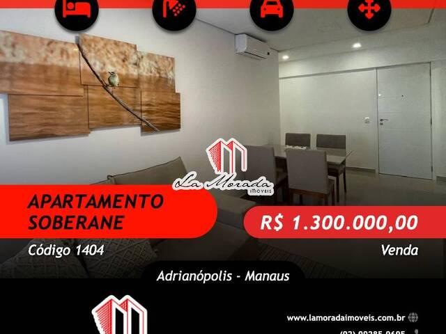 #1404 - Apartamento para Venda em Manaus - AM - 1