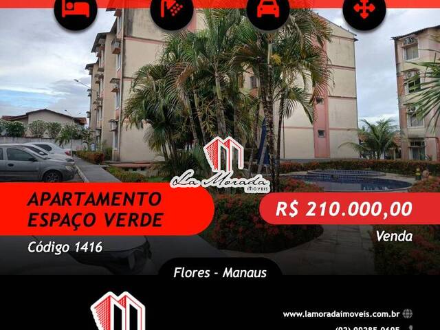 #1416 - Apartamento para Venda em Manaus - AM - 1