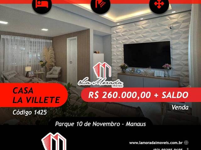 #1425 - Casa para Venda em Manaus - AM - 1