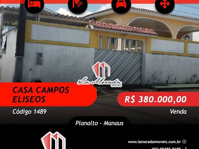 #1489 - Casa para Venda em Manaus - AM - 1